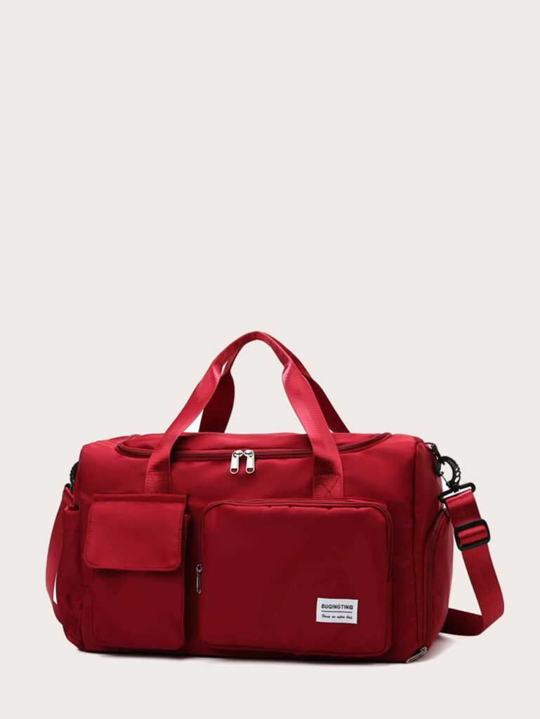 Pocket Front Large Capacity Duffel Bag